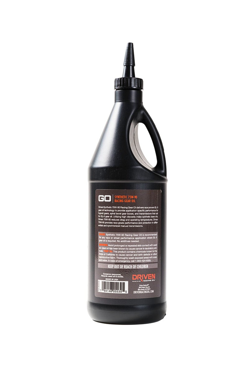 Driven Racing Oil 04230 Limited Slip Synthetic Gear Oil (75W-90 Quart), 1 Quart - Image 2