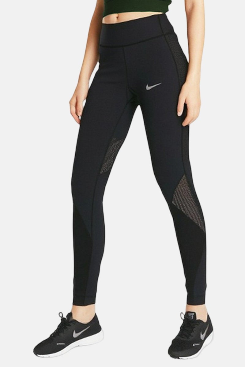 Nike Women Tight Fit Running Tights, Black - Image 1