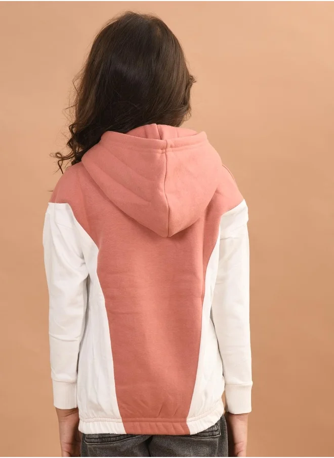 ليلك Girls Full Sleeves Sweatshirt