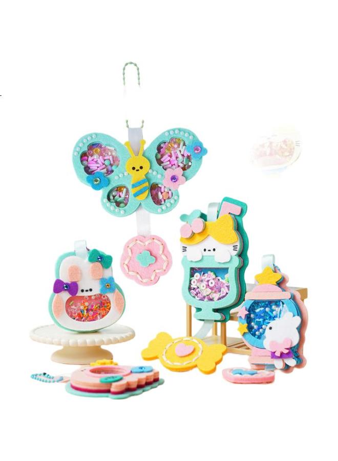 Toi Felt Rattle Diy Craft Kit, Diy Hanging Ornament, Children'S Toy, Birthday Gift, Mengqu Leyuan - Image 2