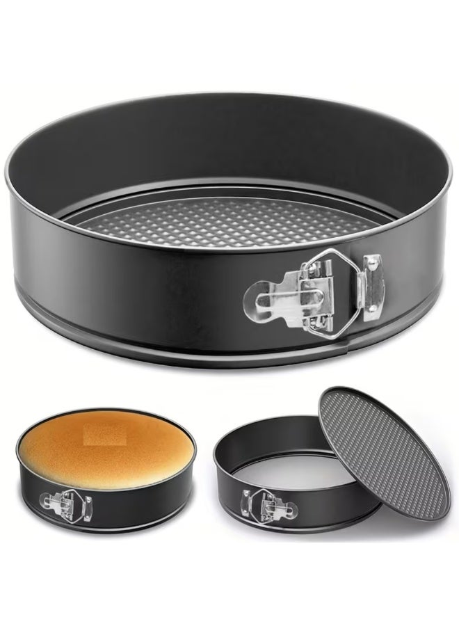 AMM 7-Inch Non-Stick Round Cheesecake Mold with Removable Base – Carbon Steel Baking Pan - Image 4