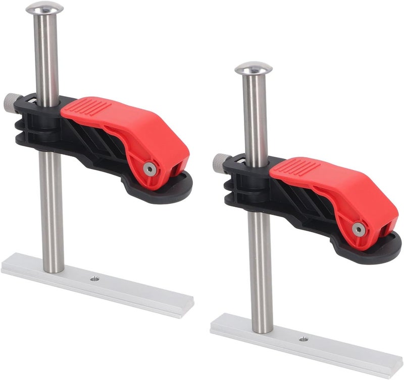 2Pcs Stainless Steel Hold Down Clamp with Quick Fix Release, Bench Dog Clamp for Secure Woodworking, Non Slip and Durable - Image 4