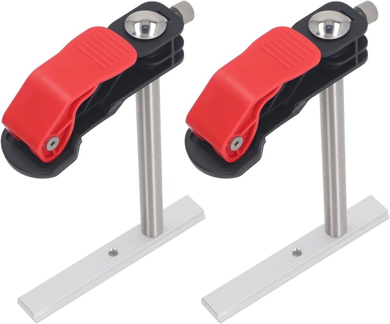 2Pcs Stainless Steel Hold Down Clamp with Quick Fix Release, Bench Dog Clamp for Secure Woodworking, Non Slip and Durable - Image 1