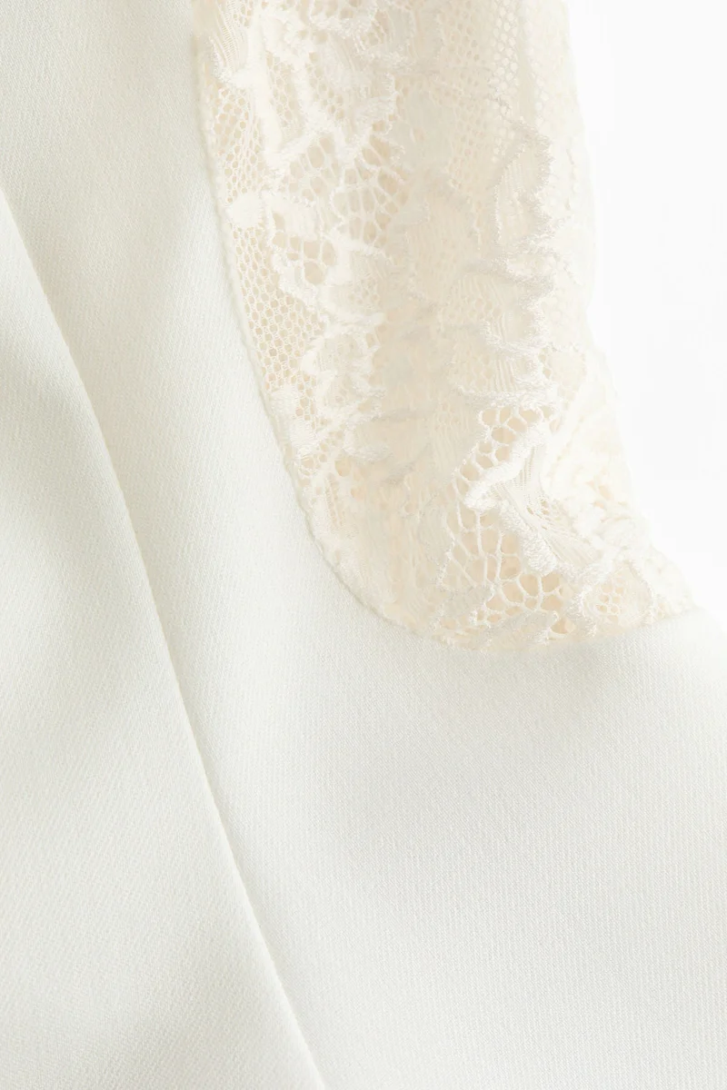 H&M  Lace-detail strappy top for Women | Best Price UAE