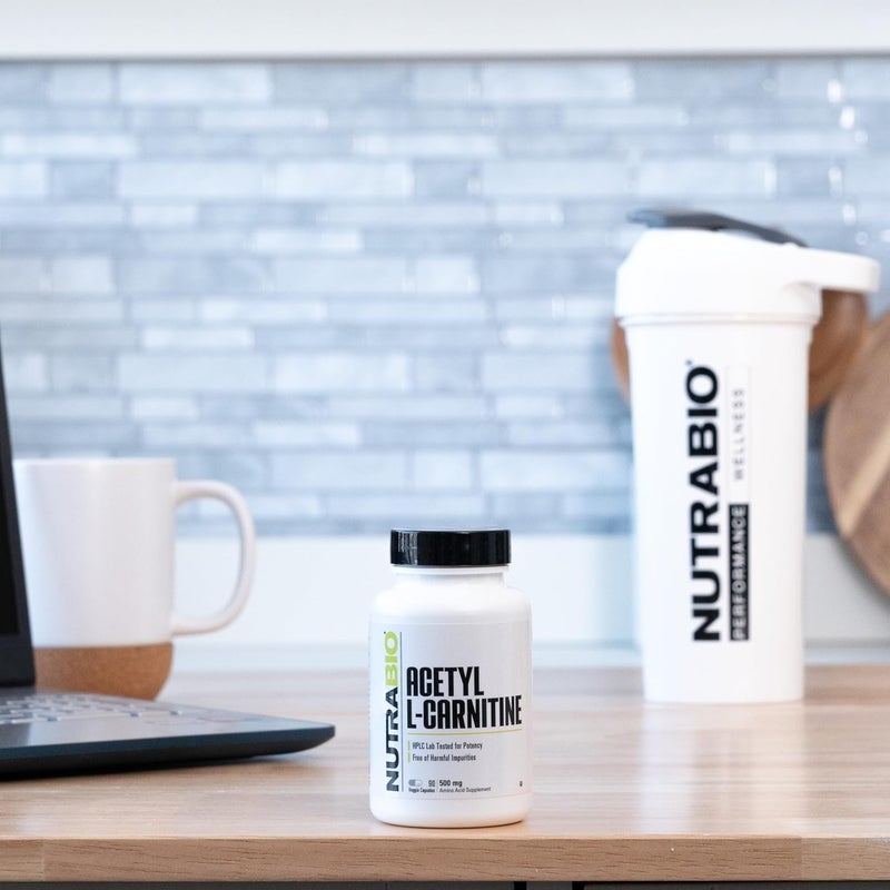 NutraBio Acetyl LCarnitine ALCAR Supplement 500mg  Support Natural Energy Production Metabolic Management and Overall Health 90 Capsules - Image 5