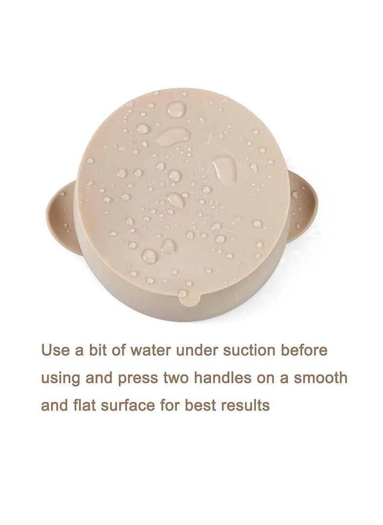 Generic Silicone Feeding Bowl with Suction Bottom for Infants, BPA Free, Microwave and Dishwasher Safe up to 230° (Navy)  - Image 4