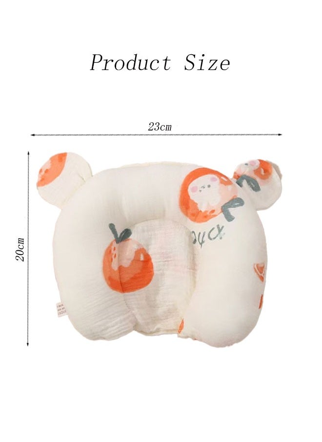 Vinnatsu Head Shaping Pillow for Newborn Baby Prevent Flat Head Soft Breathable Memory Foam Nursing Pillow for Baby  - Image 2