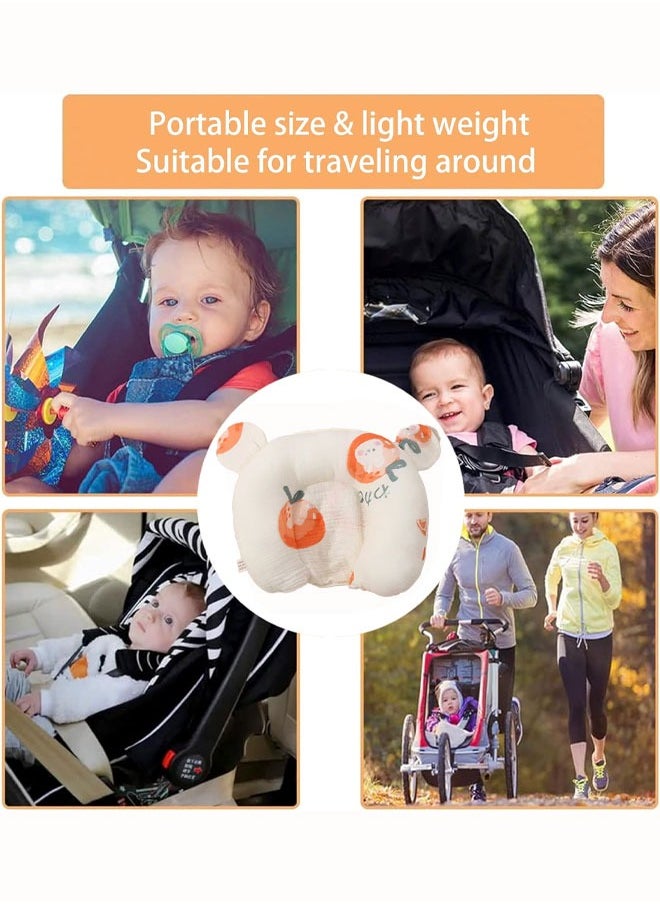 Vinnatsu - Head Shaping Pillow for Newborn Baby Prevent Flat Head Soft Breathable Memory Foam Nursing Pillow for Baby - Image 1