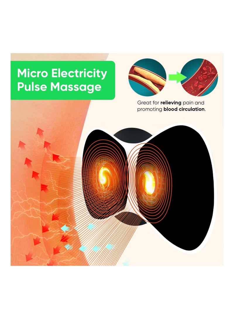 ASIV Remote Control Electric Neck Massager, Current EMS Massager, Portable Neck Massager for Pain Relief, Bioelectric Acupressure Massager Pad for Arms, Neck, Shoulders, Back, Waist, Legs, 6 Modes 9 class  - Image 3