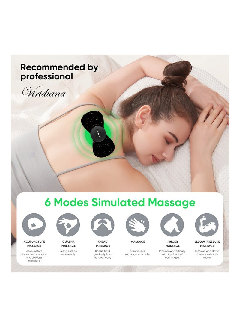 ASIV Remote Control Electric Neck Massager, Current EMS Massager, Portable Neck Massager for Pain Relief, Bioelectric Acupressure Massager Pad for Arms, Neck, Shoulders, Back, Waist, Legs, 6 Modes 9 class  - Image 5