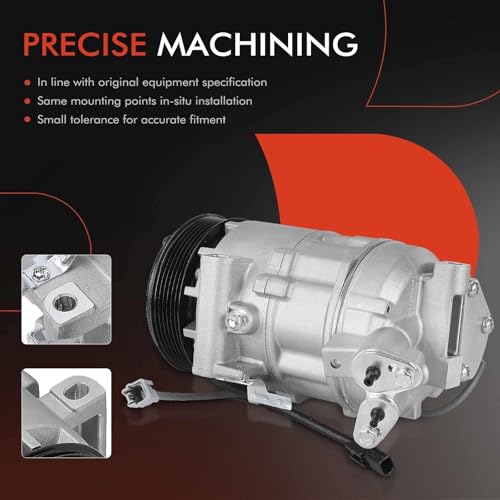 A-Premium Air Conditioner AC Compressor with Clutch Compatible with Nissan Sentra 1.8L 2013-2019 - Image 5