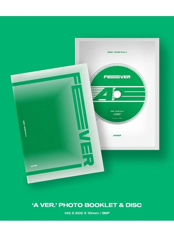 KQ Ent. KQ إنترتينمنت. ATEEZ - زيرو: فيفر الجزء 3 ألبوم + مجموعة بطاقات صور إضافية (نسخة A) - Image 3