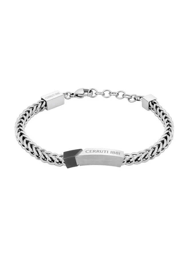 Yago Stainless Steel Curb Chain Bracelet for Men