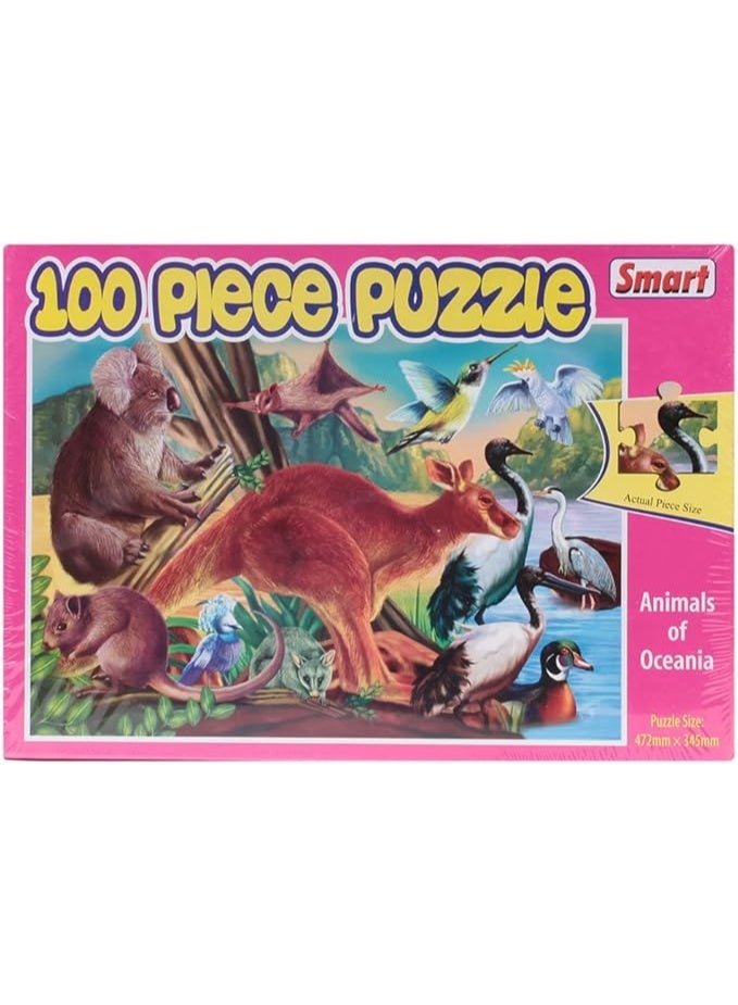 Smart 100 piece puzzle animals of Oceania - Image 1