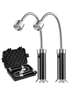 CMGTYYD CMGTYYD Barbecue Grill Light, Magnetic 360 Degree Adjustable BBQ Light Set Outdoor Grill Lights BBQ Accessories, Super-Bright for Night Outdoor Cooking, Water and Heat Resistant, Not Included Battery (2 Pack)  - Image 1