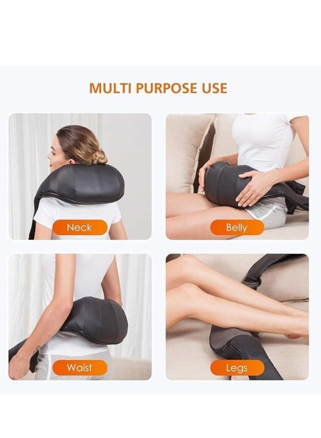 TRASSLE Neck and Shoulder Massager, Back Massager with Heat, Electric Deep Tissue Kneading Massage, 3 Speeds Electric Shiatsu Relieves Muscles, Back, Leg, Arm, Full Body, Muscles, for Home, Car  - Image 4