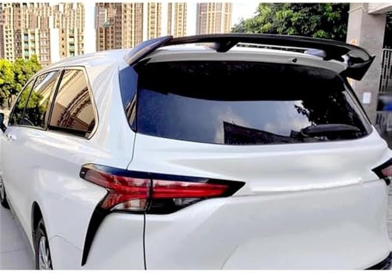 QASULER Rear Bumper Spoiler for Toyota Sienna 2021-2023 - Image 3