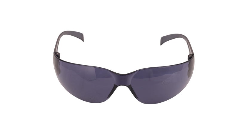 Karam ES001 Safety Goggles with Smoked Lens | Safety Glasses for Multipurpose Use for Pollution, Dust, Riding & Construction Work | Scratch & Impact Resistant - Image 3