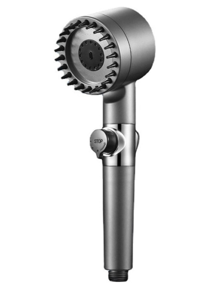 DubaiGallery Handheld Filtered Massage Shower Head, Complete Showerhead Combo Set with 1.5m Hose and Bracket. Enjoy High Pressure, Impurity Removal, Hair Fall Prevention, and 3 Soothing Spray Modes - Image 4