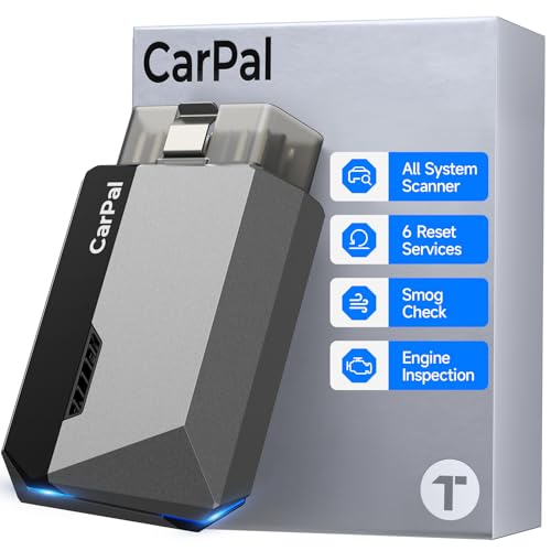 TOPDON Carpal-US OBD2 Code Reader Bluetooth, All System OBD2 Scanner for iOS & Android, Vehicle Health Check, 6 Maintenance Services, Smog Check, Repair Guide, 1 Year Free Update - Image 1