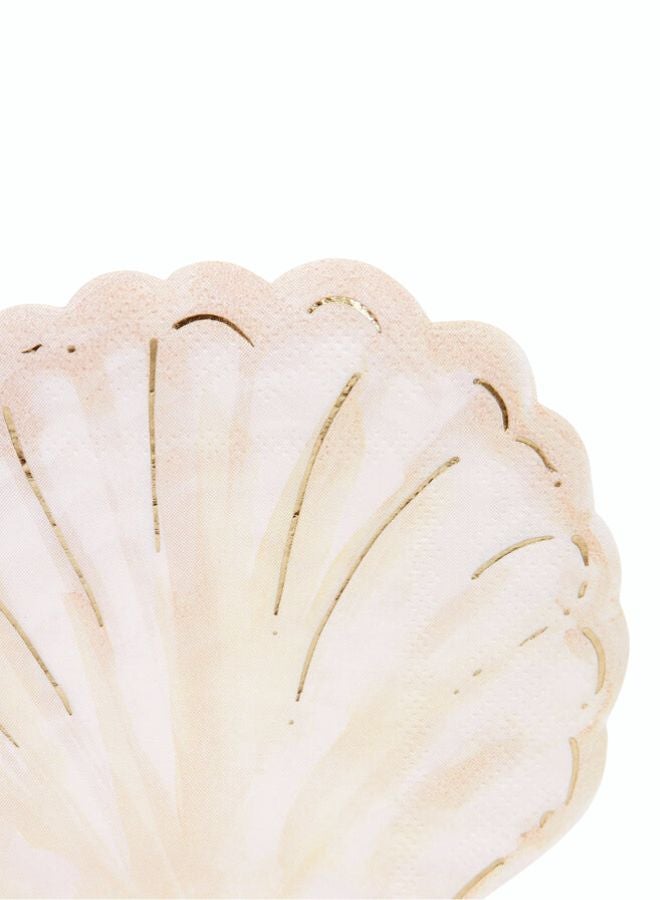 ميري ميري مناديل بتصميم محار بألوان مائية - Image 3