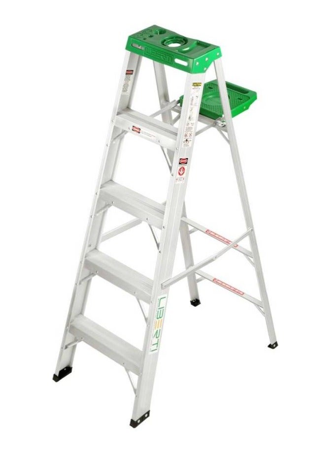 LIBERTI 5' Liberti Aluminium Step ladder with utility Tray  - Image 1