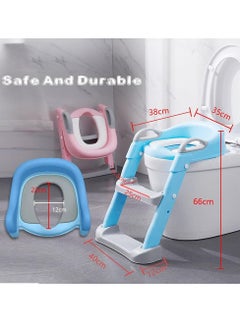 Gonice Potty Training Seat with Step Stool Ladder,Potty Training Toilet for Kids Boys Girls, Toddlers-Comfortable Safe Potty Seat with Anti-Slip Pads  - Image 4