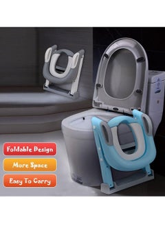 Gonice Potty Training Seat with Step Stool Ladder,Potty Training Toilet for Kids Boys Girls, Toddlers-Comfortable Safe Potty Seat with Anti-Slip Pads  - Image 2