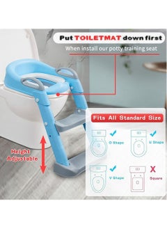Gonice Potty Training Seat with Step Stool Ladder,Potty Training Toilet for Kids Boys Girls, Toddlers-Comfortable Safe Potty Seat with Anti-Slip Pads  - Image 5