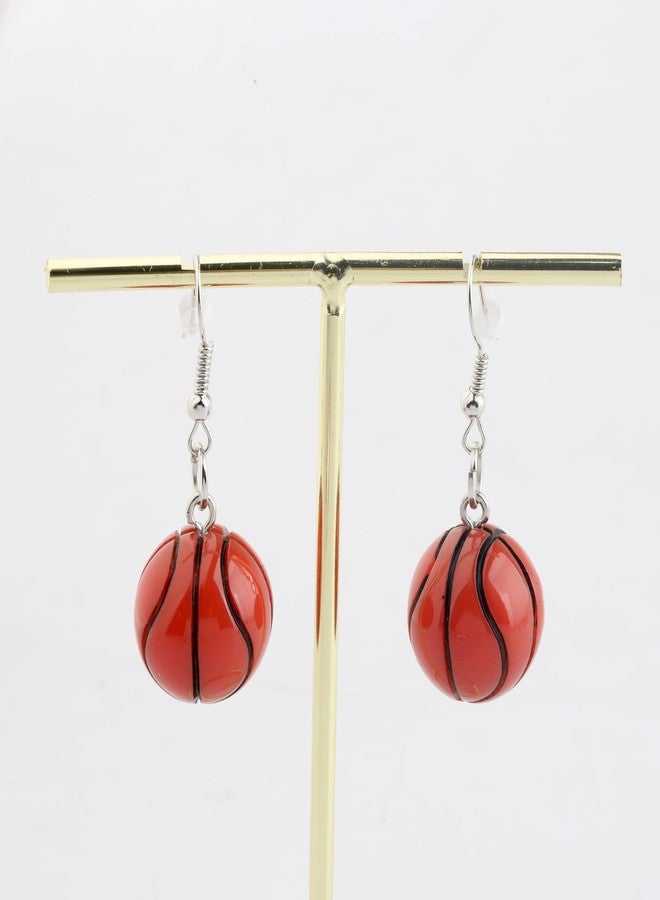 BNQL Basketball Dangle Earrings - Basketball Hoop Jewelry Gifts for Lovers & Fans - Image 5