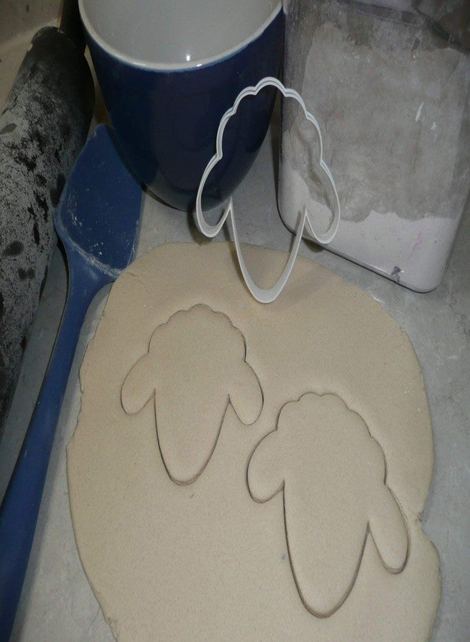 YNGLLC Sheep Head Face Outline Farm Animal Livestock Lamb Cookie Cutter Made in USA - Image 3
