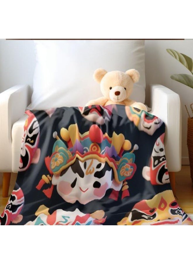 عام بطانية رقيقة من الفانيلا (حرارة ومريحة، ومناسبة للنوم واستخدام اللعبة والغبار والرمل) 150 سم * 200 سم - 839 - Image 1