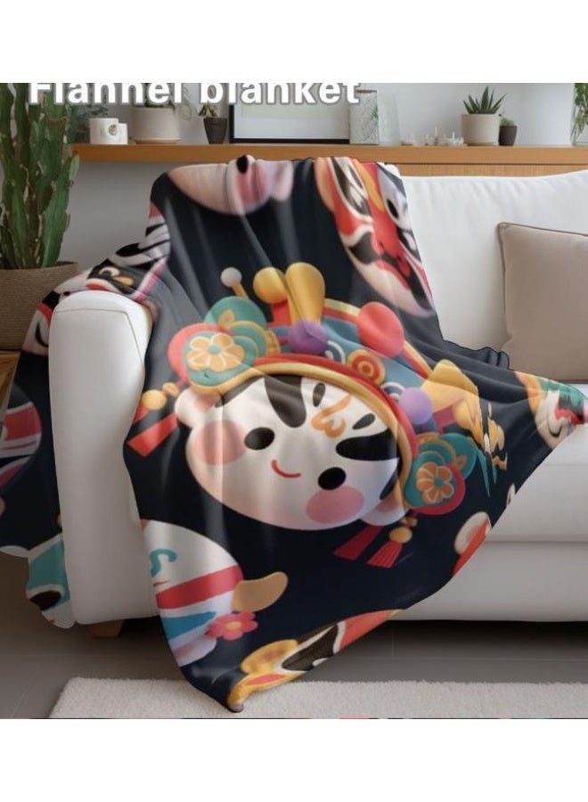 عام بطانية رقيقة من الفانيلا (حرارة ومريحة، ومناسبة للنوم واستخدام اللعبة والغبار والرمل) 150 سم * 200 سم - 839 - Image 4