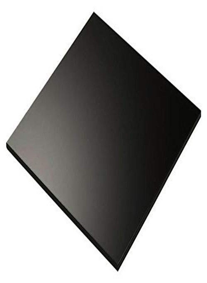 AZM Displays 1/8" (3mm) Black Glossy 12" x 12" Acrylic Plexiglass Cast Sheet 0.118" Thick AZM - Image 2