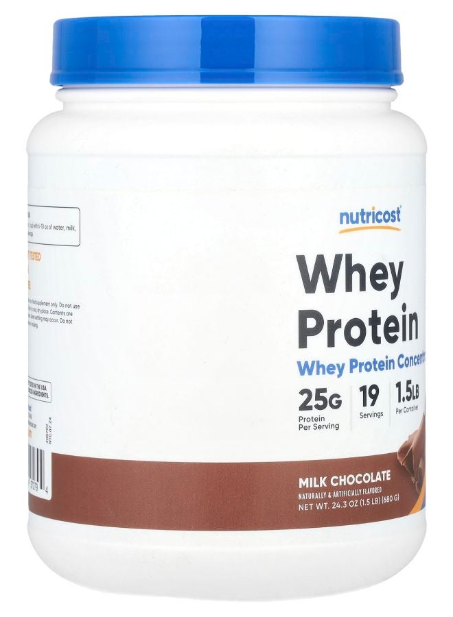 Nutricost Whey Protein Concentrate Milk Chocolate 1.5 lb (680 g) - Image 2
