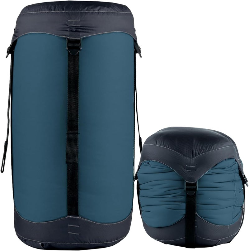 Litume Compression Stuff Sack 6L, 8.5L, 10L, 13L, 16L, Water Resistant Lightweight Compact with Ripstop Fabric Sleeping Bag Sack with Drawstring Closure for Camping, Backpacking, Traveling(E638) - Image 1