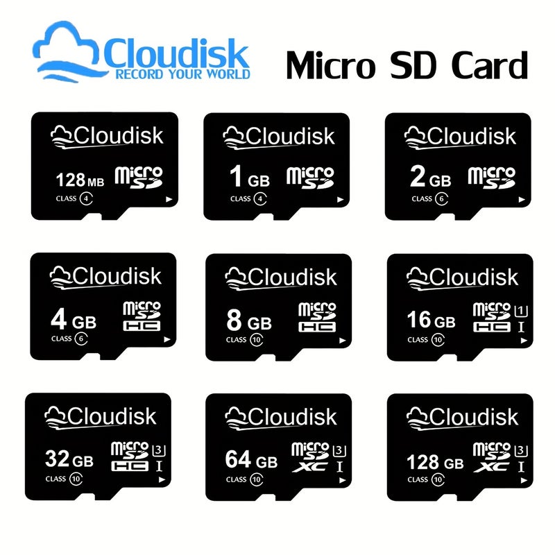 Cloudisk Micro SD Card 1GB-512GB | C10 U3 U1 V30 A1 A2 UHS-I Memory Card for Small Files Storage and Company Use - Image 2