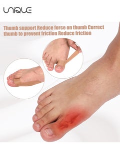 Unique 20 Pairs Big Toe Valgus Orthotics Bunion corrector，for overlapping Toes, Self-Adhesive Toe Brace Big Toe Straighteners, Breathable Toe Corrector Big toe valgus orthotics  - Image 3