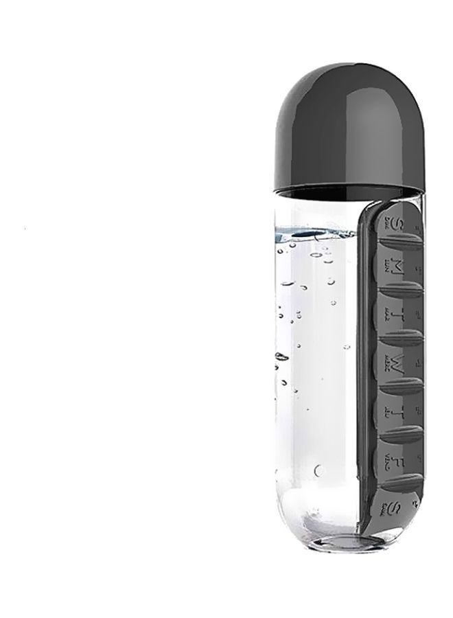 NIBEMINENT Medicine Organiser With Water Bottle