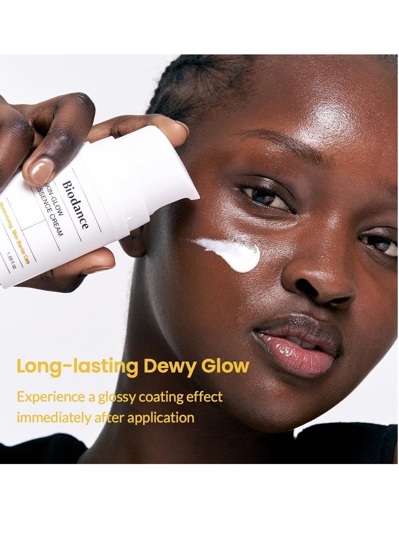 Biodance Skin-Glow Essence Cream, Moisturizing, Anti-Aging, Hyaluronic Acid & Ceramide Facial Moisturizer | 1.69 fl.oz, 50ml - Image 2