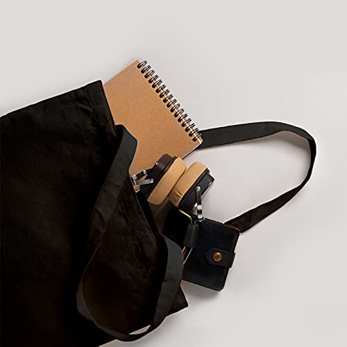 Ecoright Aesthetic Canvas Tote Bag for Women, Reusable Cotton Tote Bag for Grocery, Shopping, Beach & Daily Use - Image 2