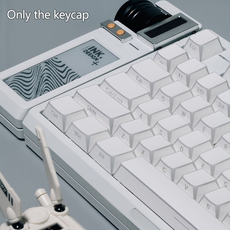 غطاء مفتاح PBT أبيض متوافق مع مفاتيح Cherry MX، ملف Cherry المضيء من الحواف، مناسب للوحات المفاتيح الميكانيكية مع مسافة مقاس 625u، يناسب لوحات المفاتيح للألعاب والمكاتب. أغطية المفاتيح فقط، بدون موصلات. - Image 4