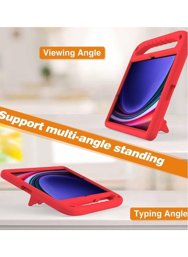 Kids Case Compatible with Samsung Galaxy Tab S9 FE Plus Case SM-X610/SM-X616 12.4inch 2023,Light Weight Shock Proof Handle Stand Kids Friendly Protective Cover Case - Image 2