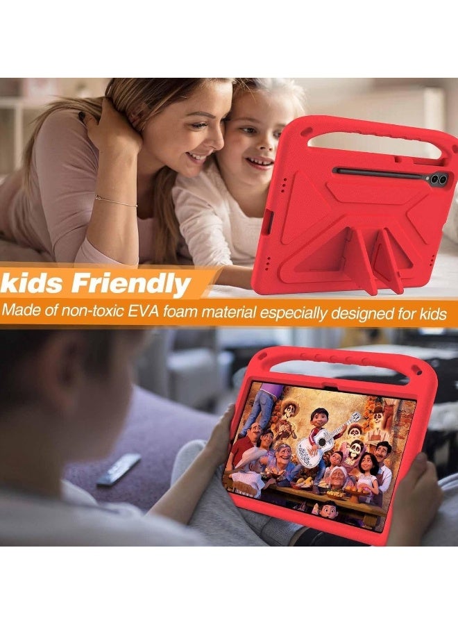 Kids Case Compatible with Samsung Galaxy Tab S9 FE Plus Case SM-X610/SM-X616 12.4inch 2023,Light Weight Shock Proof Handle Stand Kids Friendly Protective Cover Case - Image 3