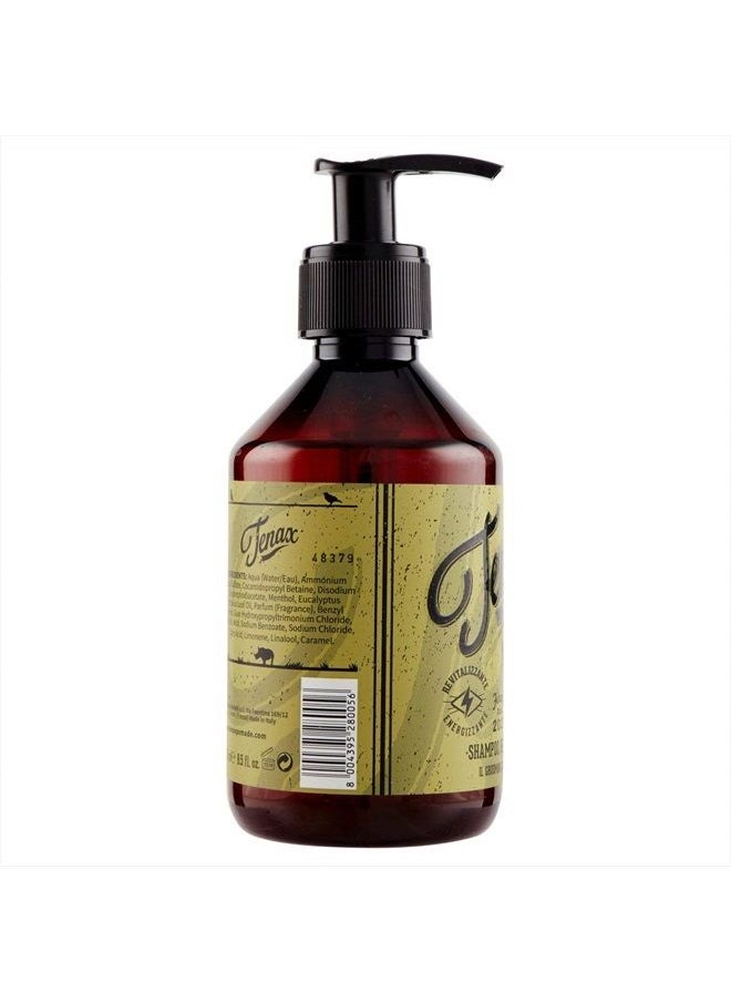 Tenax - Daily Revitalizing and Energizing Shampoo with Menthol and Eucalyptus, 6 oz - Image 1