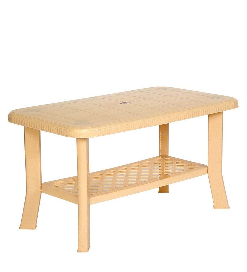 PRIMA طاولة قهوة طعام مركزية برايم 5020 لطاولة الشاي للمكتب المنزلي في الهواء الطلق من الرخام بيج - Image 4