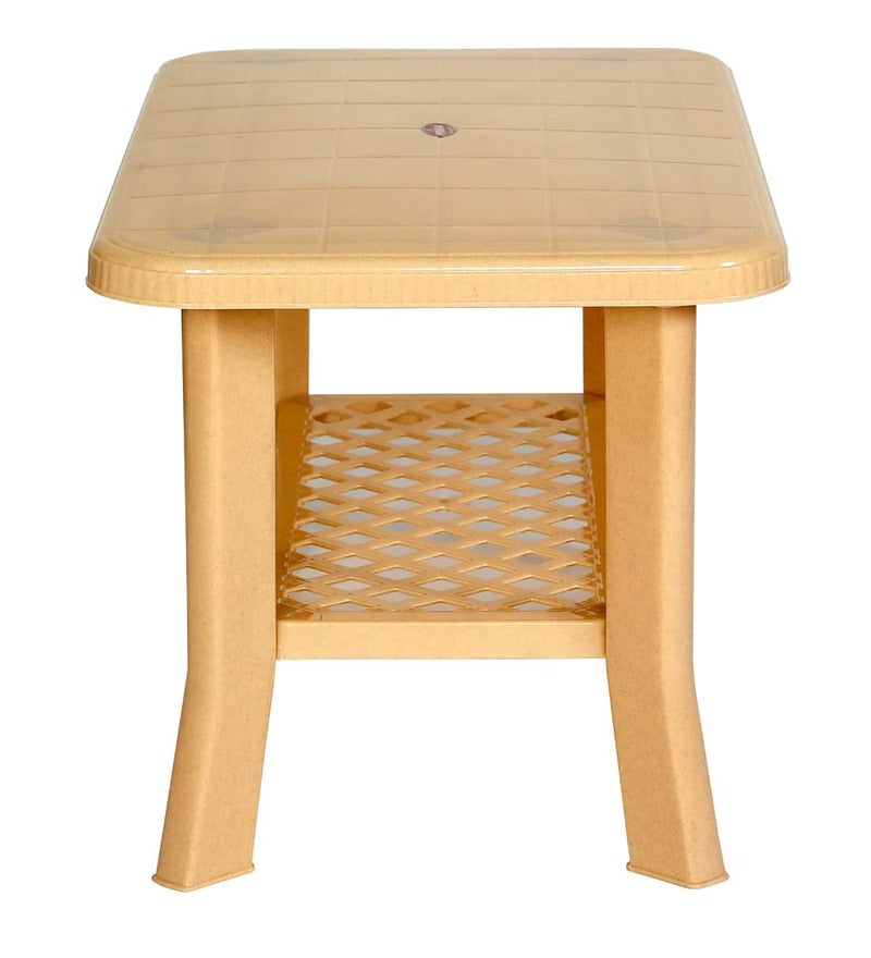 PRIMA طاولة قهوة طعام مركزية برايم 5020 لطاولة الشاي للمكتب المنزلي في الهواء الطلق من الرخام بيج - Image 5