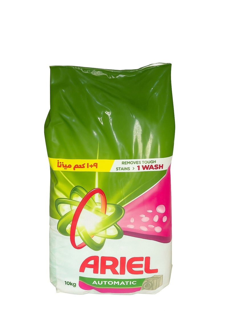 Ariel Automatic with Downy Freshness – Tough Stain Removal Detergent Powder, 10kg - Image 1