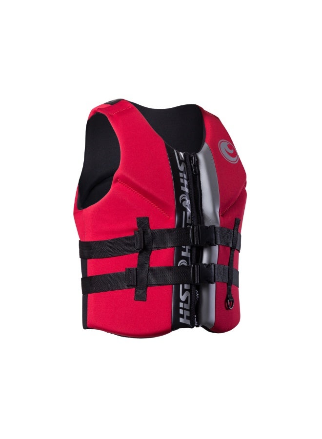 Hisea Water Sports Vest Life Jacket Red - Image 1