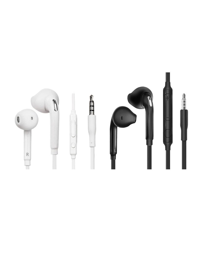 ASD ASD-72EP Flute In-Ear Wired Earphones with Deep Bass and Mic – Noise Isolating, Lightweight Design - White  - Image 5